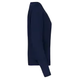 Blusa crepe manga larga mujer