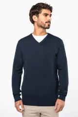 Jersey cuello de pico ecorresponsable hombre