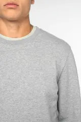 Sudadera ecorresponsable de cuello redondo unisex