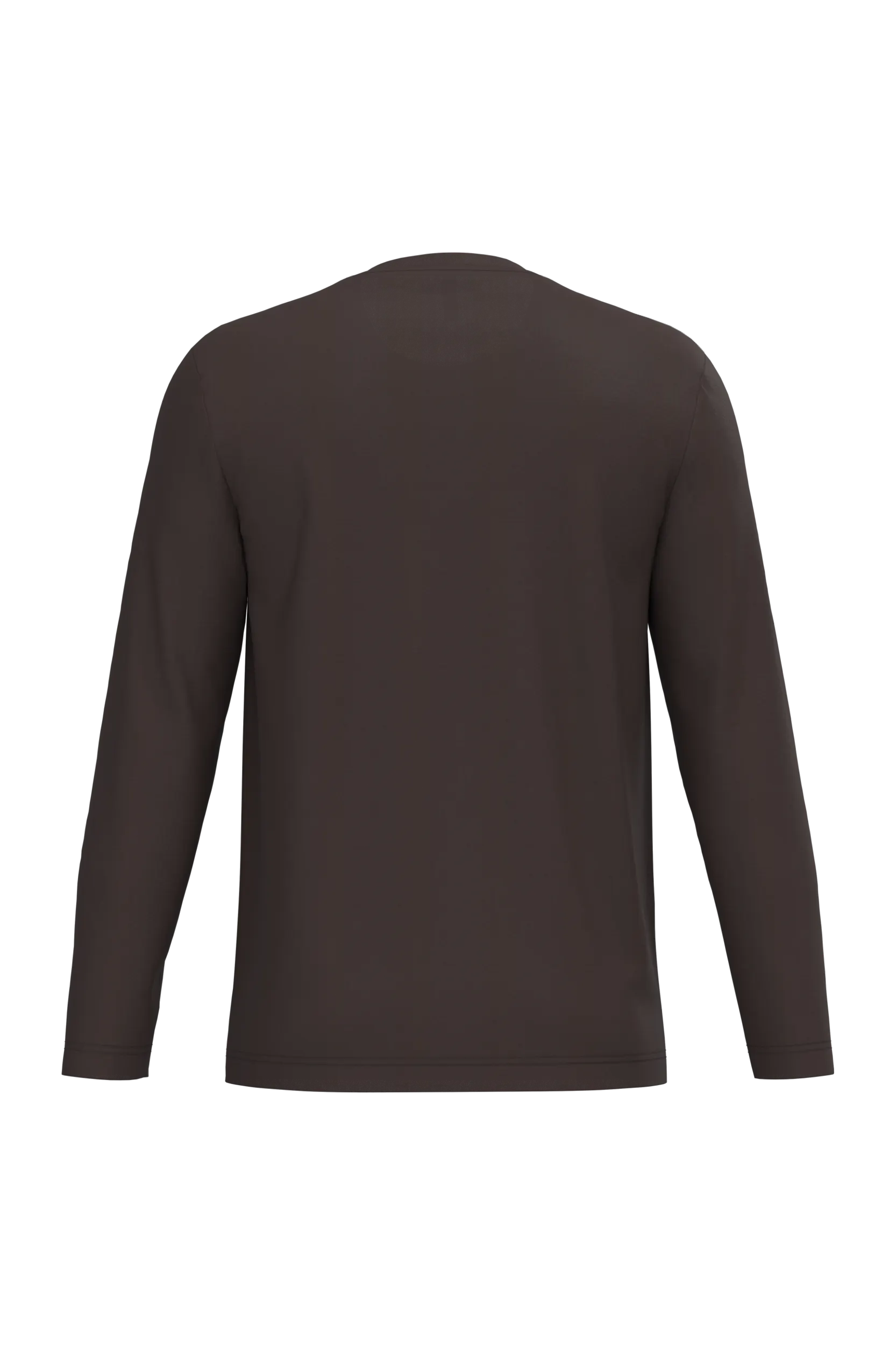 Camiseta maga larga y cuello redondo hombre
