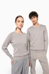 Jersey cuello redondo manga larga mujer
