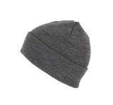 Gorro punto reciclado con dobladillo