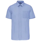 Camisa popelina de polialgodón manga corta de fácil cuidado hombre