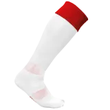 White / Sporty Red
