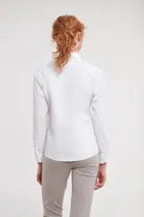 Camisa Popelina de polialgodón manga larga mujer