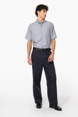 Camisa oxford manga corta hombre