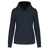 Sudadera capucha ecorresponsable mujer
