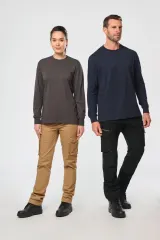 Camiseta ecorresponsable manga larga - Unisex