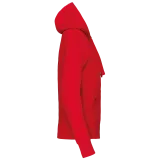 Sudadera con capucha y cremallera de mujer