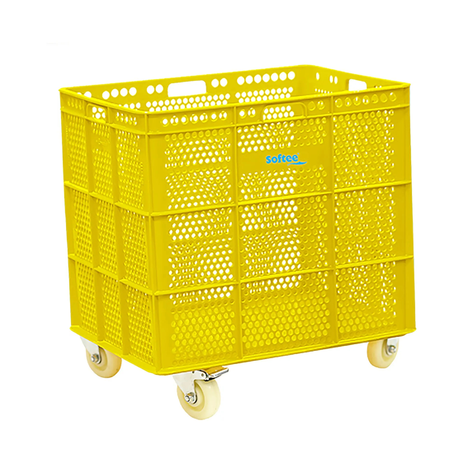 BANASTA CON RUEDAS INOX