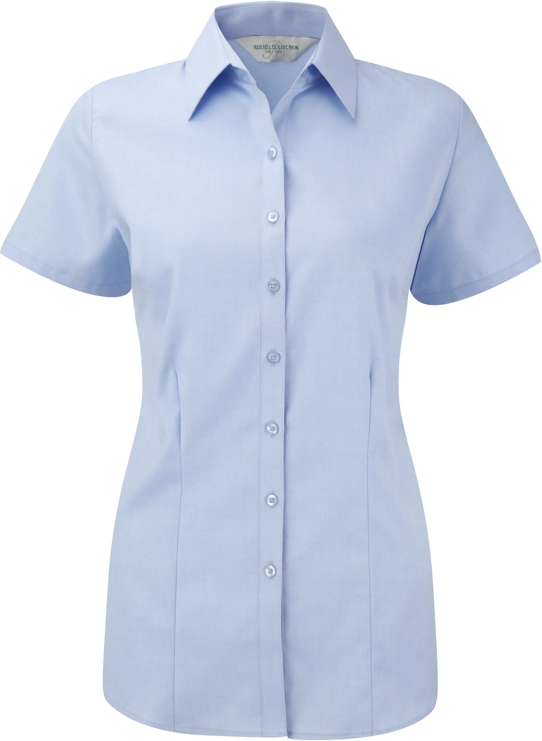 Camisa Espiga manga corta mujer