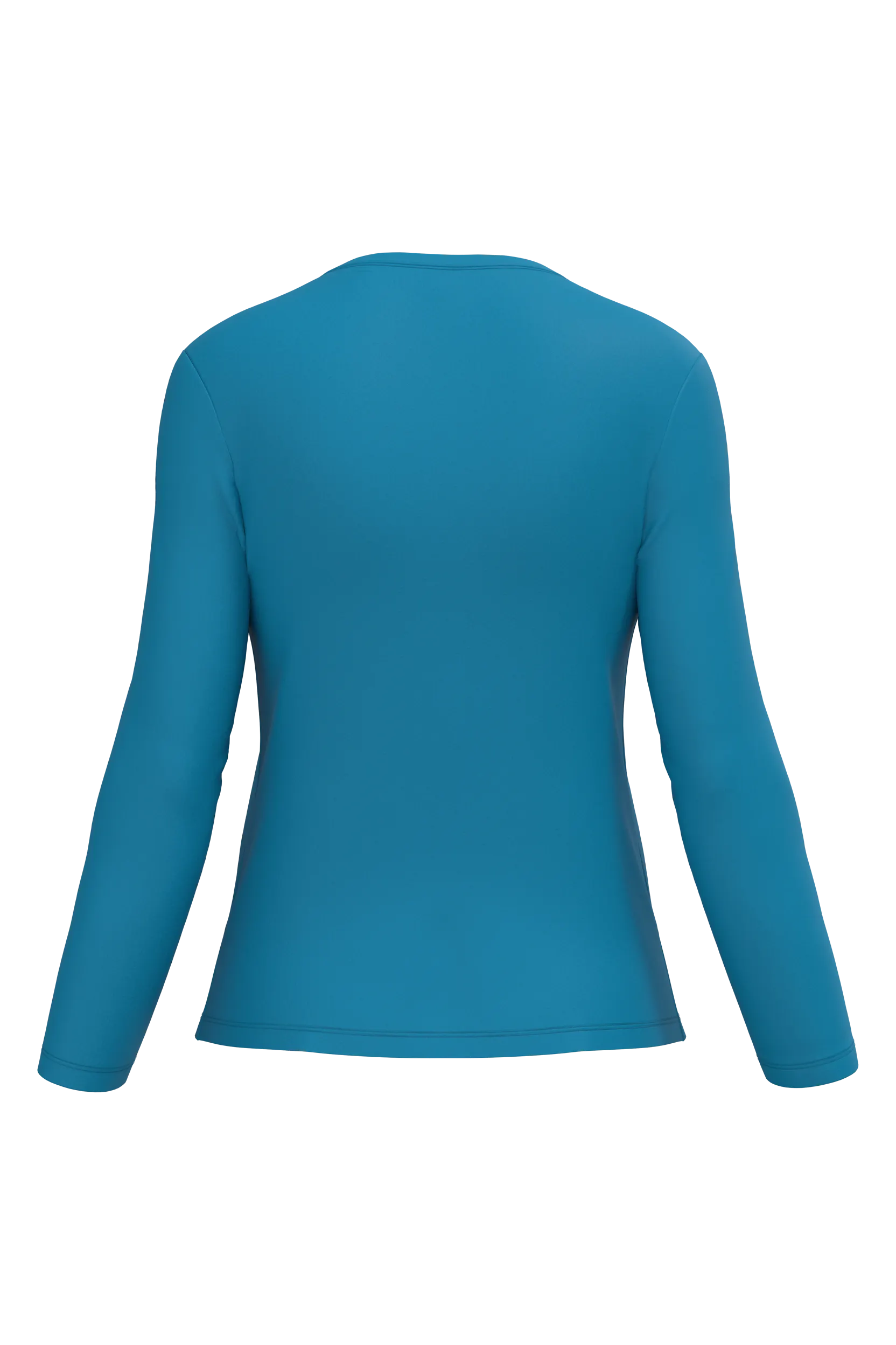 Camiseta manga larga y cuello redondo mujer