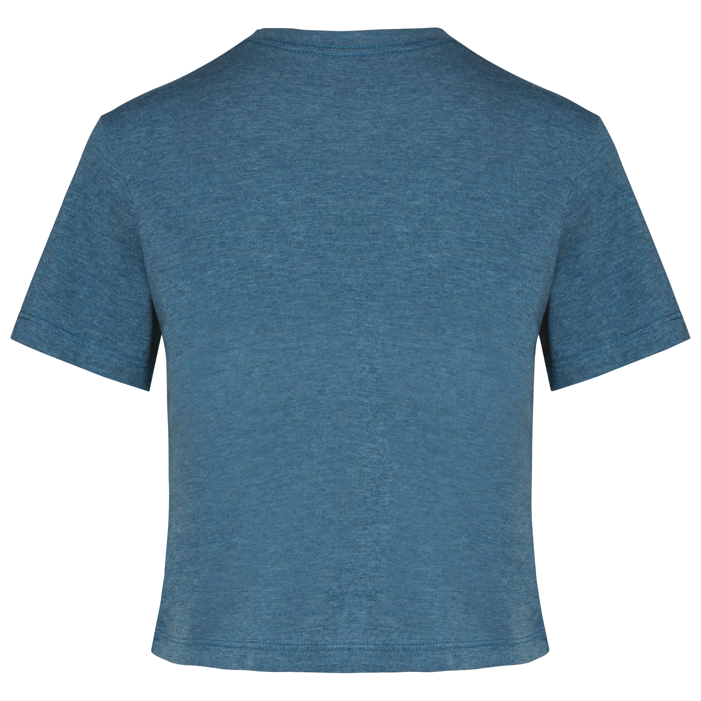 Camiseta crop triblend mujer