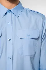 Camisa piloto manga larga hombre
