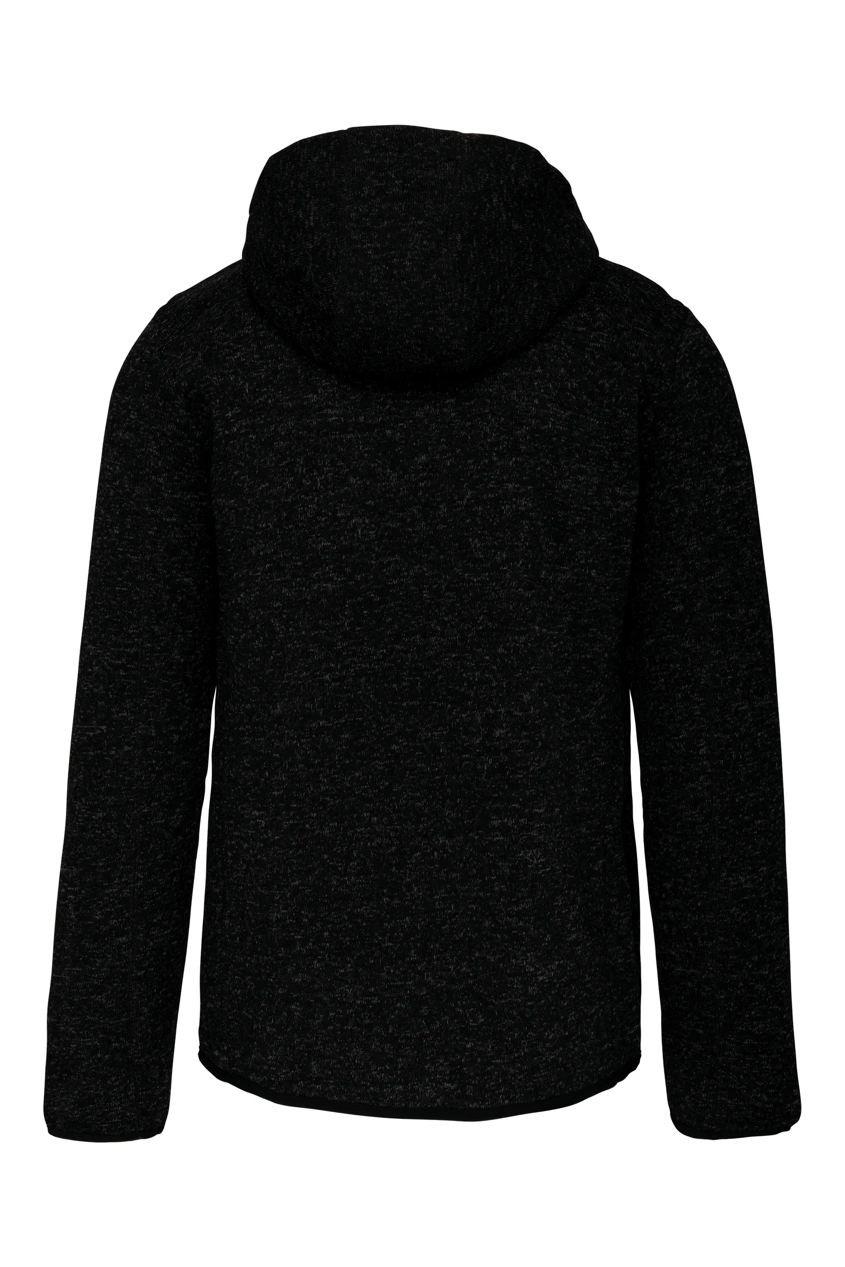 Chaqueta jaspeada con capucha hombre