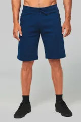 Bermuda de felpa multideporte unisex