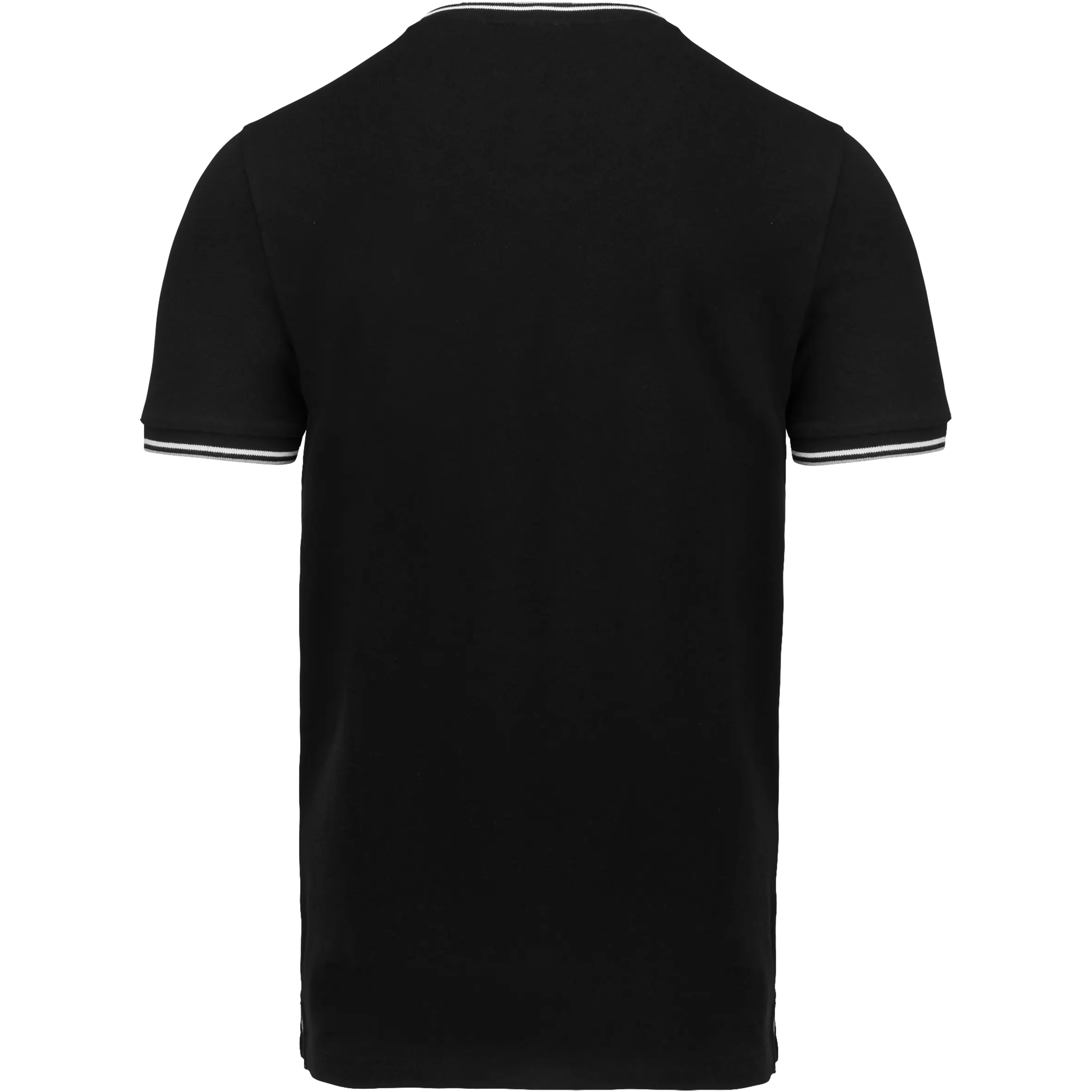 Camiseta de punto piqué con cuello de pico de hombre