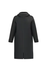 Parka larga con forro de sherpa unisex