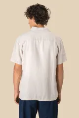 Camisa de lino hombre