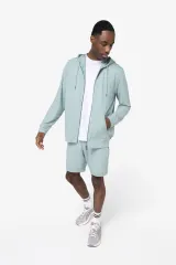 Sudadera con capucha y cremallera hombre