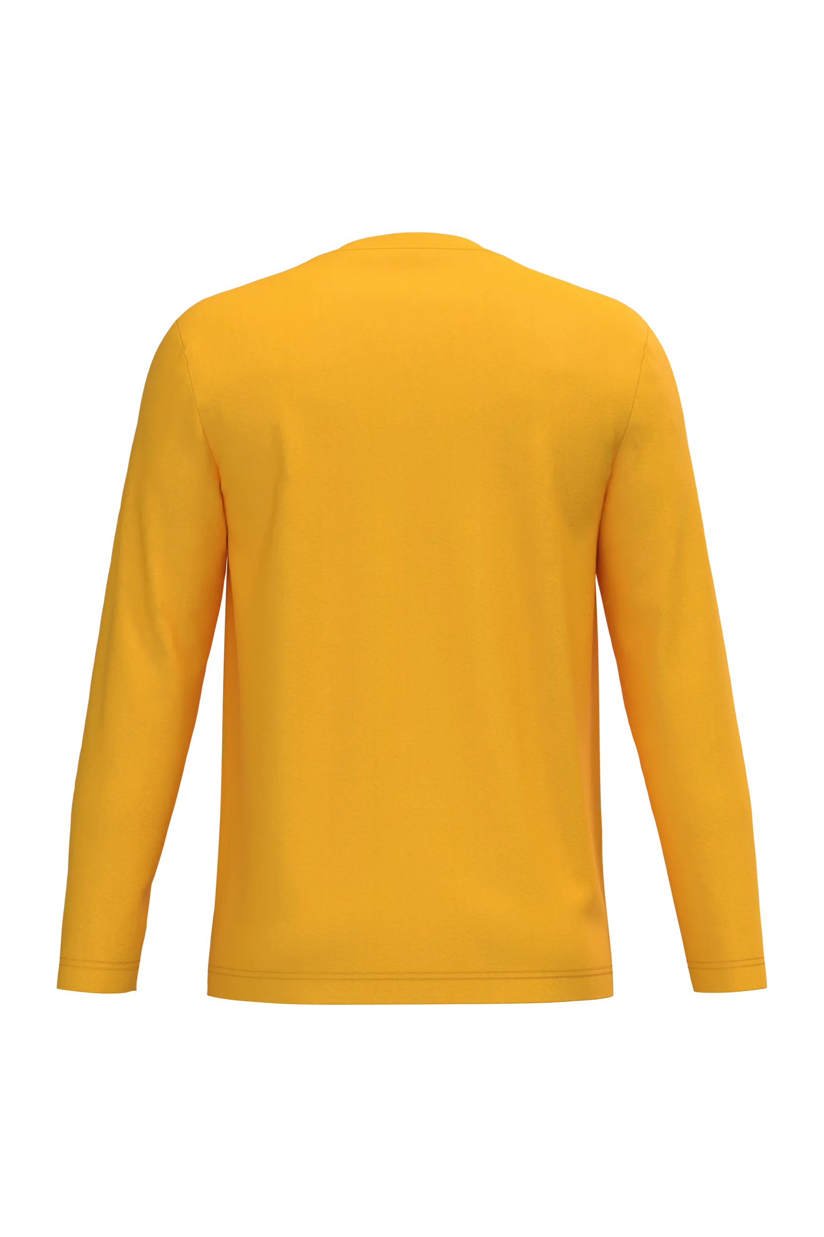 Camiseta maga larga y cuello redondo hombre