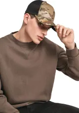 Gorra trucker retro multicam