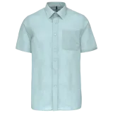 Camisa popelina de polialgodón manga corta de fácil cuidado hombre