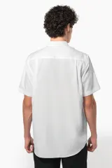 Camisa micro sarga no-plancha manga corta hombre