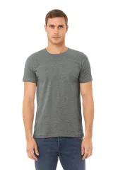 Camiseta cuello redondo hombre Heather