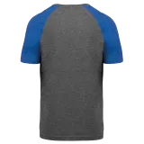 Grey Heather / Sporty Royal Blue Heather