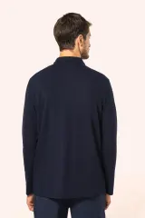 Polo Supima® manga larga hombre