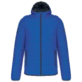 Chaqueta acolchada y ligera con capucha hombre