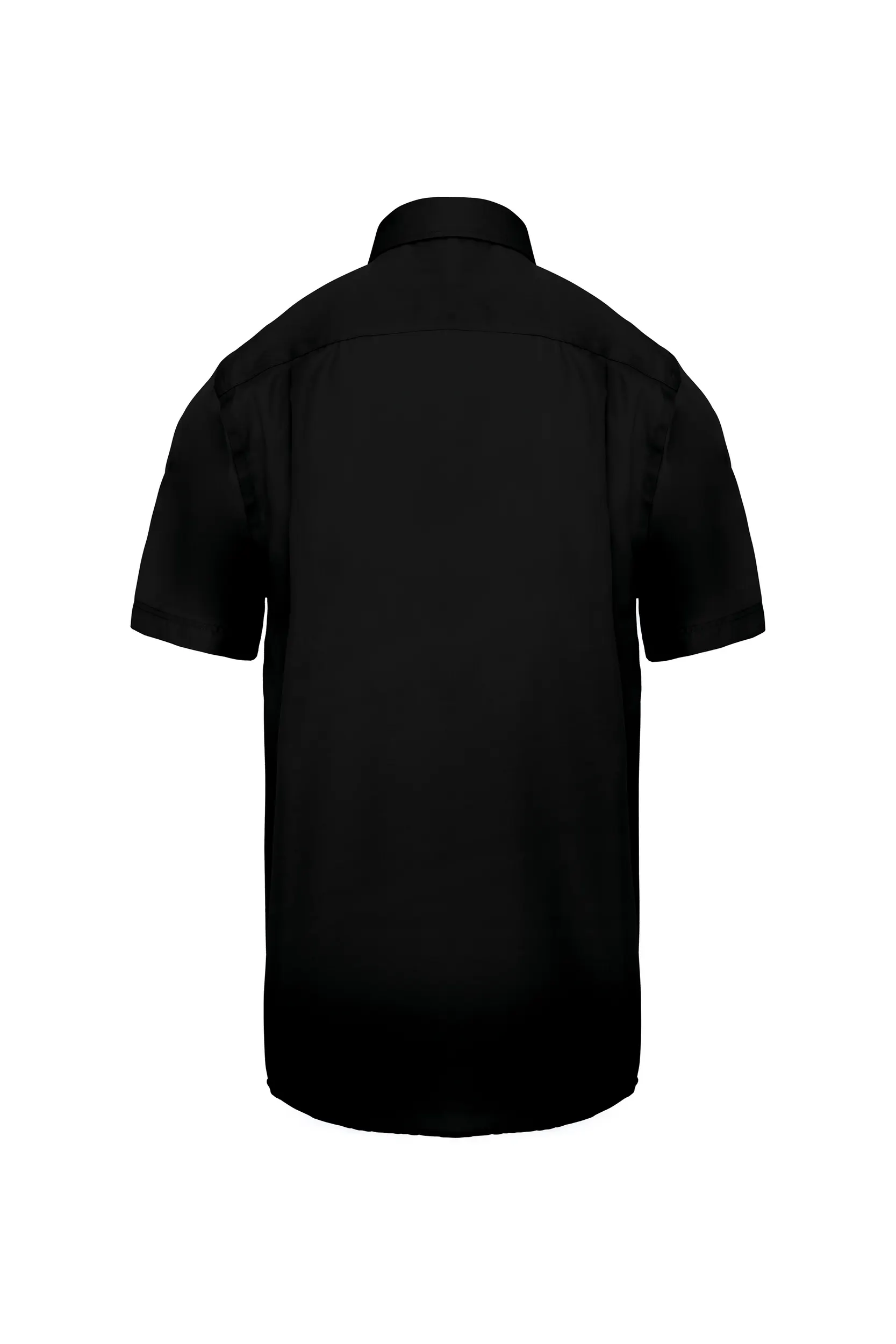 Camisa micro sarga no-plancha manga corta hombre