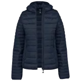 Chaqueta acolchada y ligera con capucha mujer