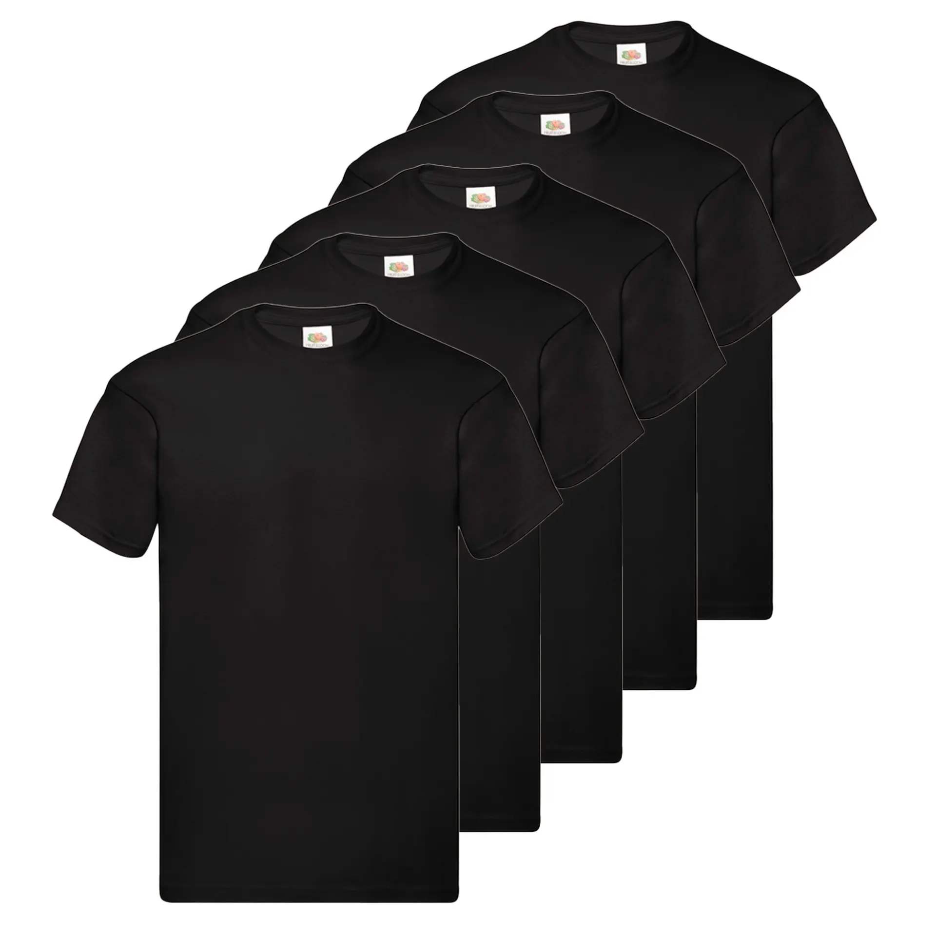 PACK DE 5 CAMISETAS FRUIT OF THE LOOM ORIGINAL T