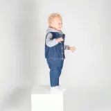 Chaqueta vaquera con capucha niños