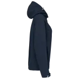 Chaqueta softshell con capucha extraíble mujer