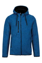 Chaqueta jaspeada con capucha hombre