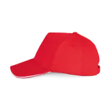 Gorra con sandwich contrastado 5 paneles
