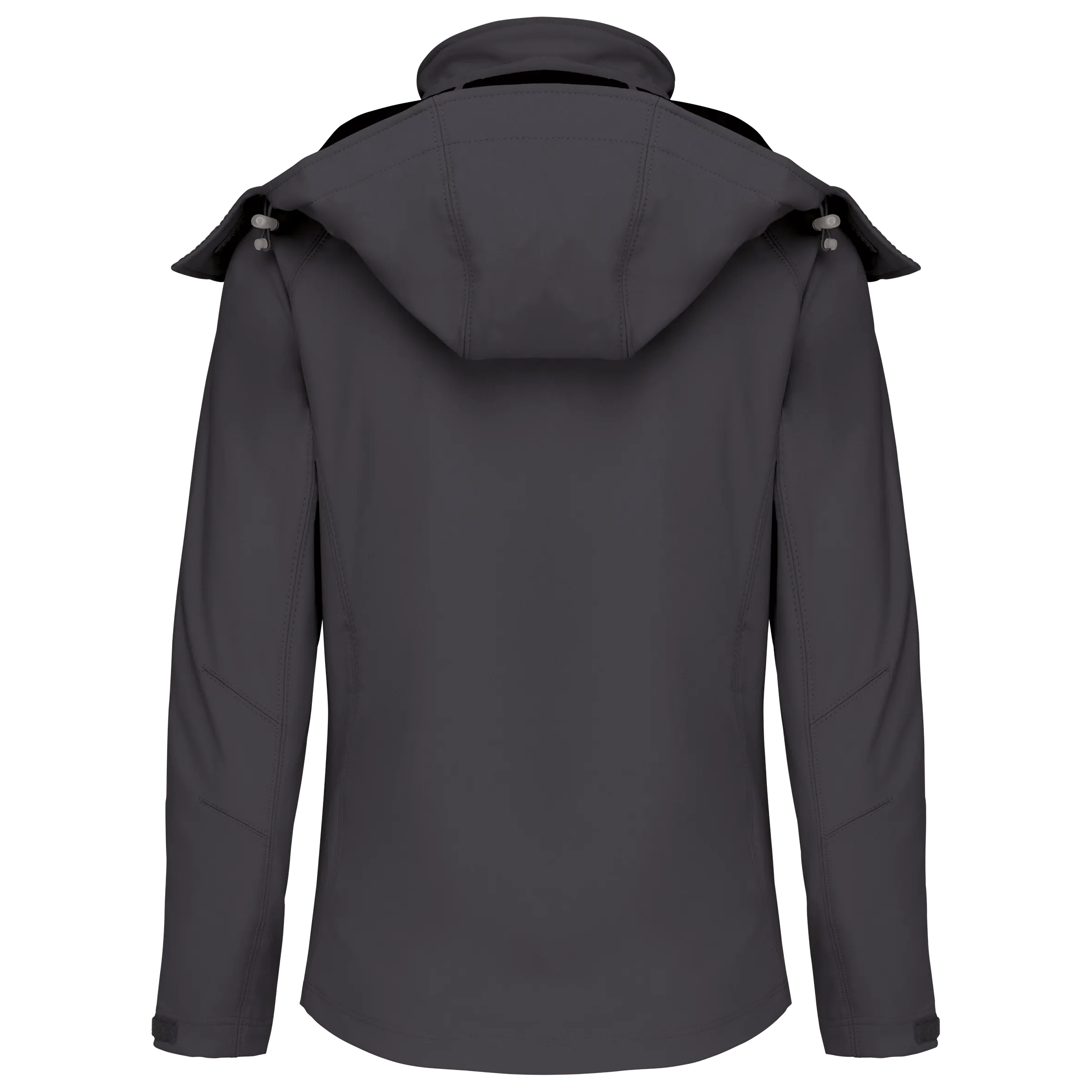 Chaqueta softshell con capucha extraíble mujer
