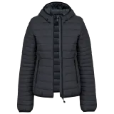 Chaqueta acolchada y ligera con capucha mujer