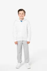 Sudadera capucha y cremallera niños