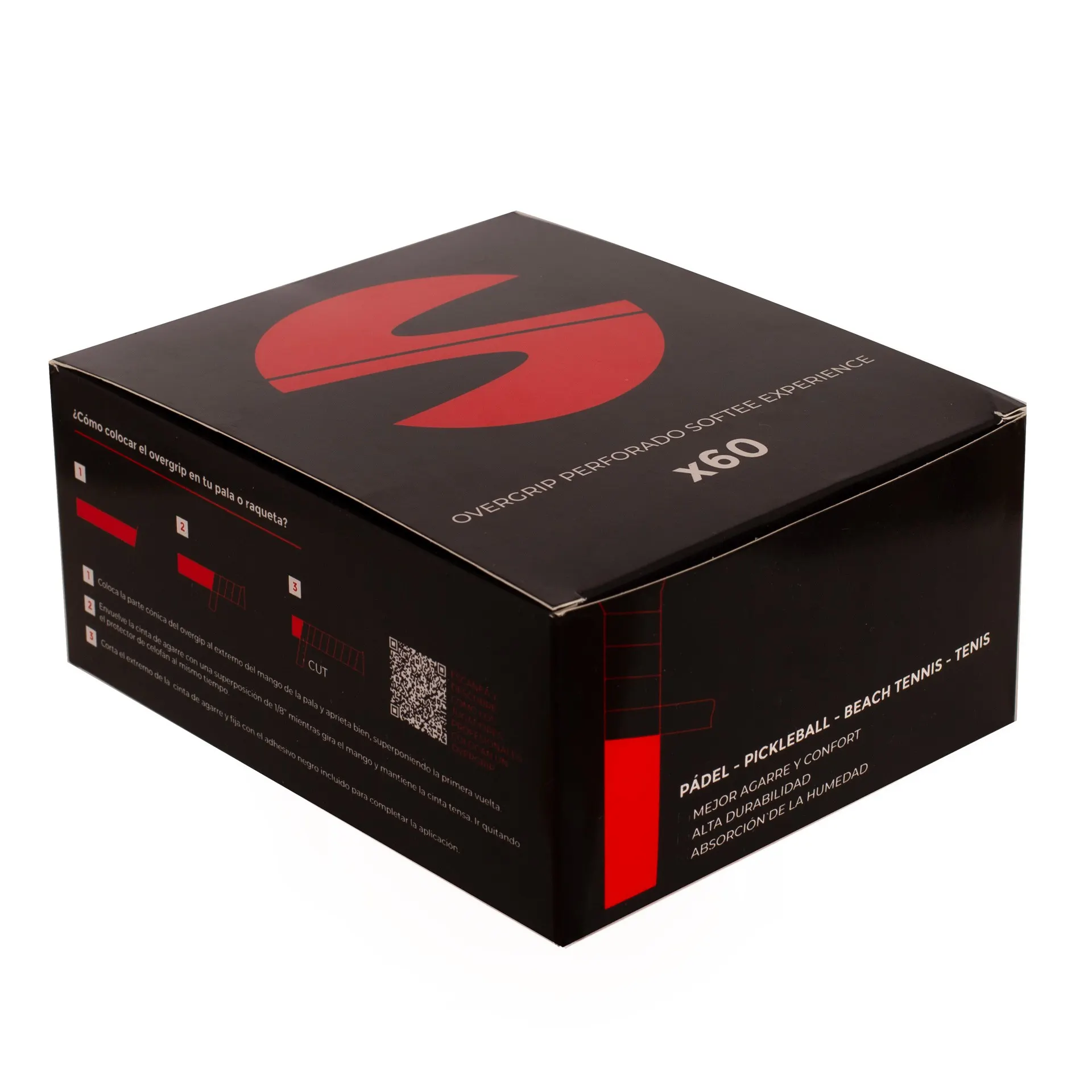 CAJA 60 OVERGRIPS PERFORADOS SOFTEE EXPERIENCE