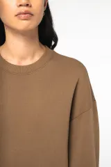 Sudadera ecorresponsable cuello redondo oversize unisex