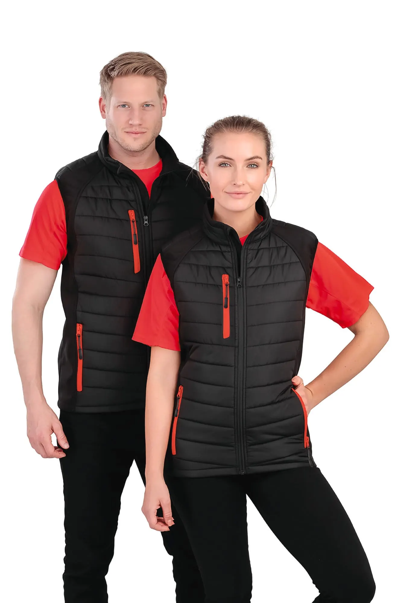 Chaleco Softshell Black Compass acolchado reciclado