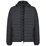 Chaqueta acolchada y ligera con capucha hombre