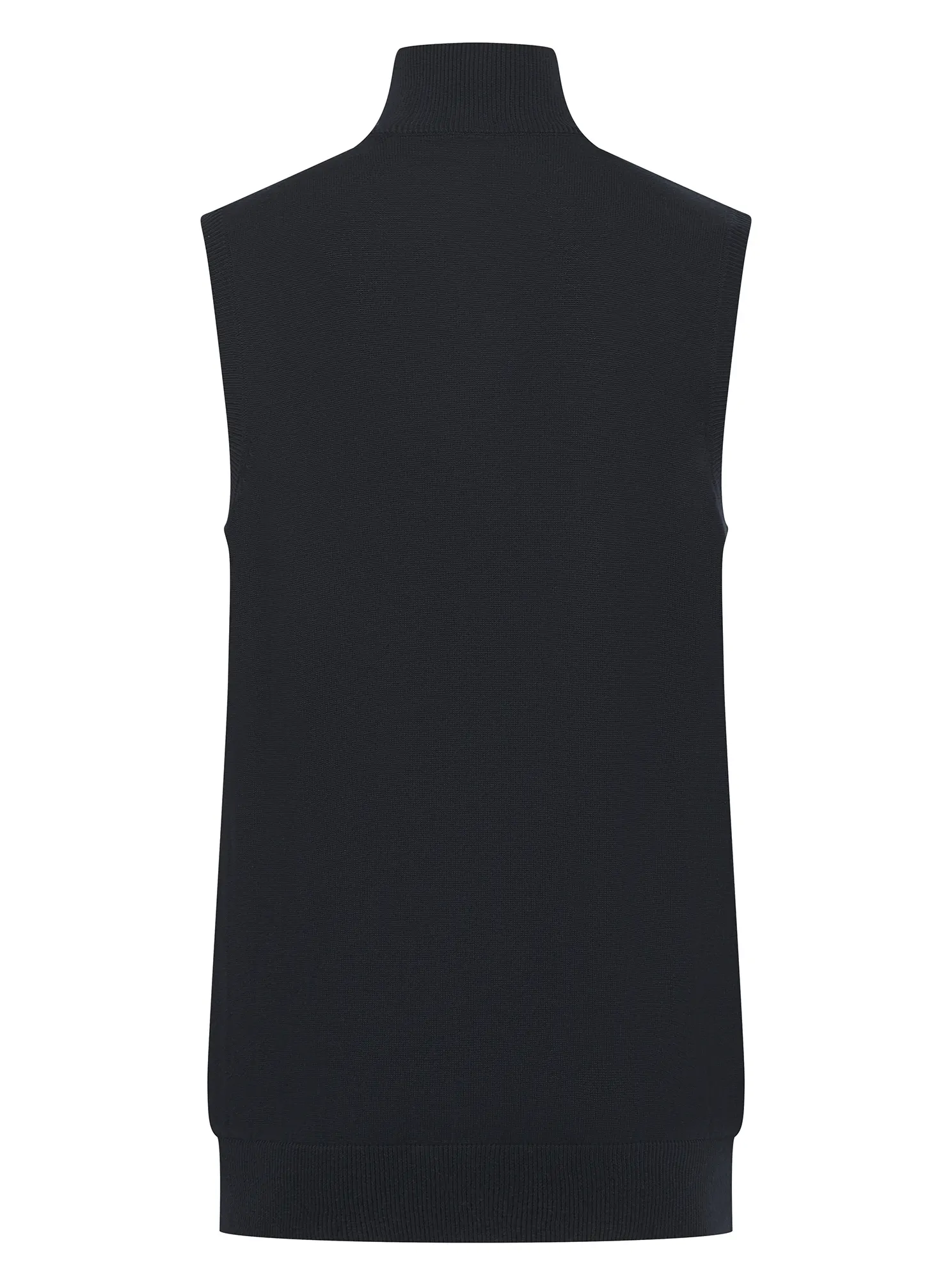 Jersey con cremallera sin mangas hombre