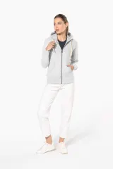 Sudadera vintage - cremallera y capucha mujer