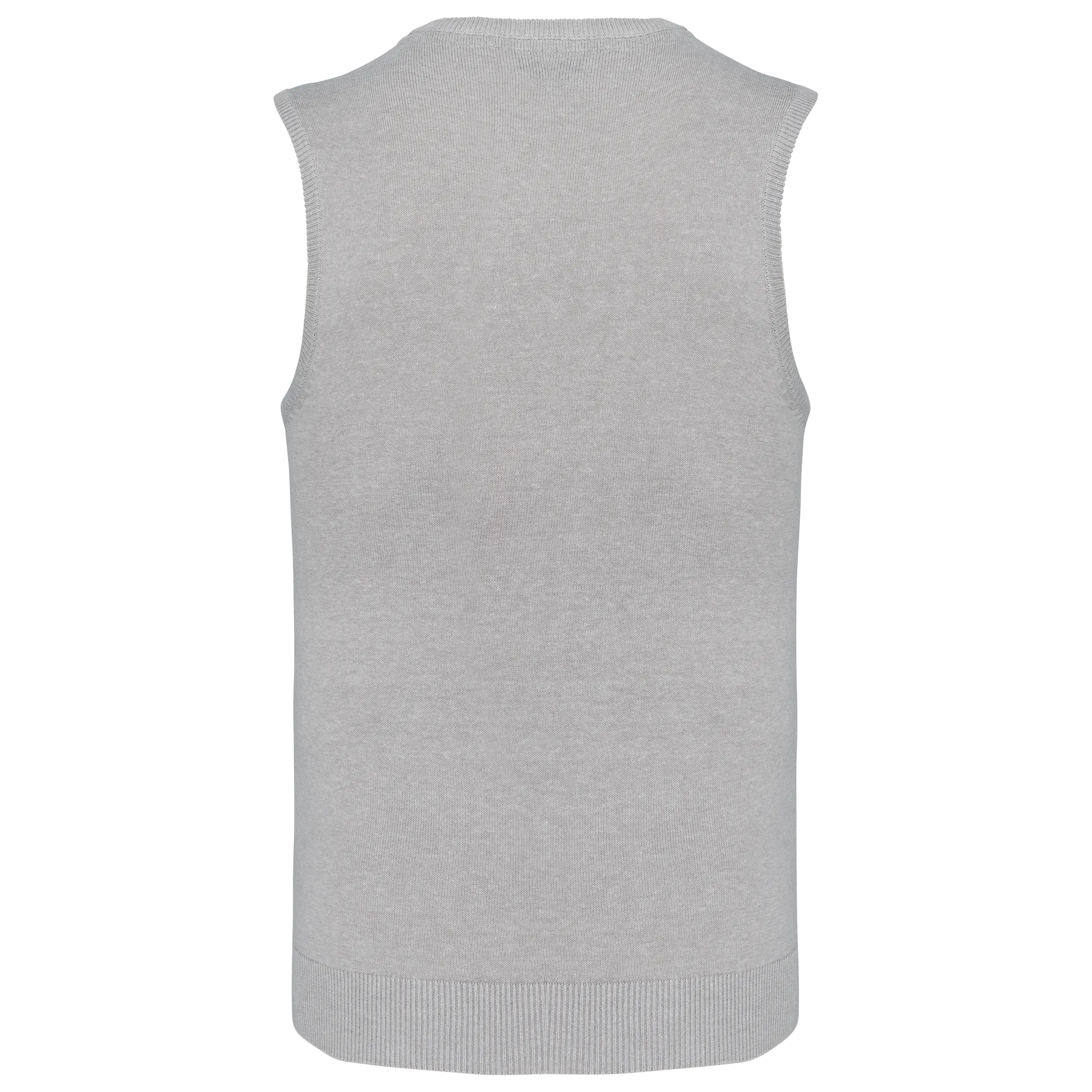 Jersey cuello de pico sin mangas