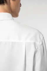 Camisa no-plancha manga larga hombre